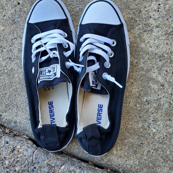 Converse all star slipons blue and white - Picture 4 of 8